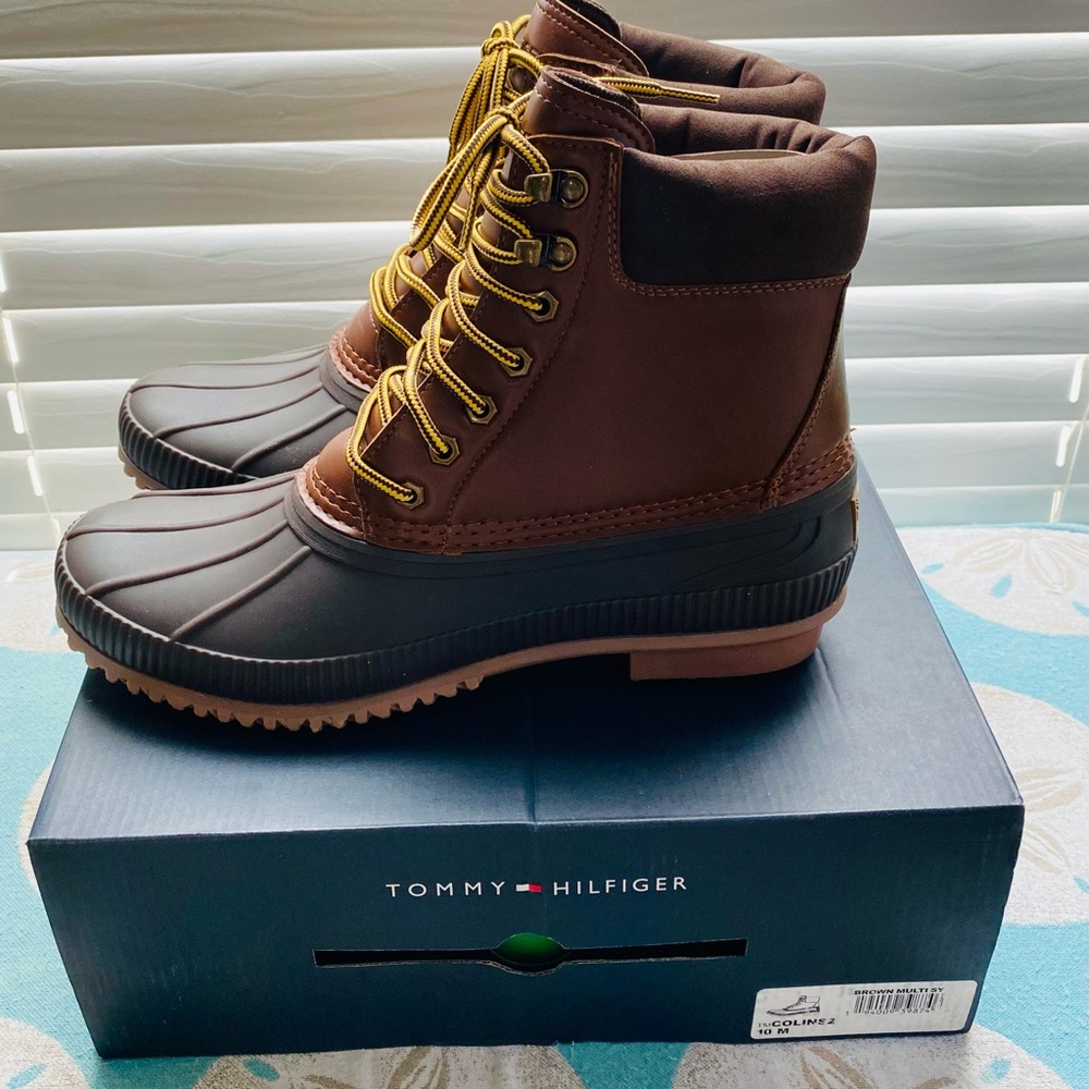 ❌SOLD❌Tommy Hilfiger Men's Waterproof Duck Boots Size 10